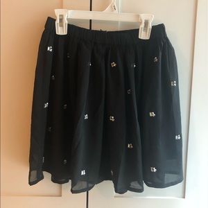 Black skirt